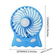 LingsFire 4-in-1 Multipurose Handheld Mini USB Rechargeable Portable Aromatherapy Mobile Power Supply Fan (Blue) N2