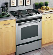 GE JSP39SNSS 30" Stainless Steel Electric Slide-In Coil Range