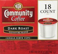 Community Coffee Dark Roast, K-Cup for Keuirg Brewers, 18 Count N5