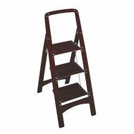 Cosco Rockford 11255MGY1 Wood Step Stool, 3-Step, Mahogany by Cosco