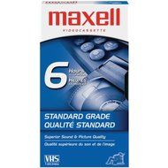 Maxell Standard-Quality Vhs Video Tapes (6 Hours; Single) "Product Category: Video Tape &amp; Accessories/Vhs Video...
