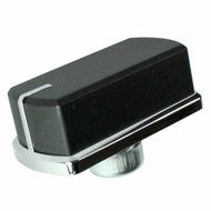 Belling Hob Oven Cooker Control Switch Knobs (Black / Silver, Pack of 6) N2