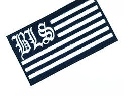 BLS Black Label Society Heavy Metal Rock Punk Music Band Logo Patch Sew Iron on Embroidered Polo T-shirt Vest... N3