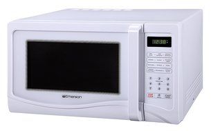 Emerson MW1107W, 1.1 CU. FT. 1000 Watt, Touch Control, White Microwave Oven N2