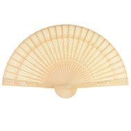 Sandalwood Foldable Fan Home Summer Cool Tool Baby Shower Gifts Wedding Decorating Favors (48) N3