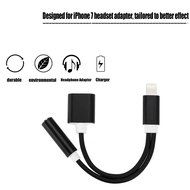 Dreamvasion 2 in 1 Lightning to 3.5mm Headphone Audio Adapter, [Aluminum alloy] 8Pin Lightning Port to 3.5mm Port...
