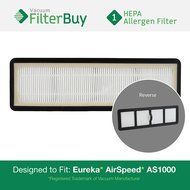 Eureka Airspeed EF6 (EF-6) HEPA Replacement Filter, Part # 83091-1. Designed by FilterBuy to fit Eureka Airspeed...
