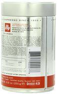 illy Caffe (Medium Roast, Ground coffee Red Band), 8.8 Ounce Tin N3