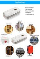 HOMY Renewable Wireless Portable Dehumidifier, Mini Dehumidifiers for Home Max 500 cubic ft. No Batteries or Cords... N7