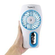 Topwell USB Mini Misting Fan Built-in Rechargeable Misting Fan Handheld Personal Cooling Mist Humidifier for Home... N6