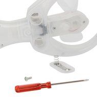 AMA(TM) Personal Portable Handheld Mini Fan Two Leaves Battery Operated Air Conditioner Cooler (White) N23