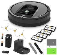 iRobot Roomba 960 Robotic Vacuum Cleaner Bundle with Accessories (6 Items) N6