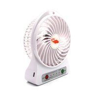 Happy-top&reg; 4-inch Vanes 3 Speeds Mini Hand Held Portable USB Fan with 18650 Rechargeable Battery and USB Cable... N12