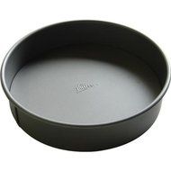 Patisse Silver-Top Sponge Pan with Nonstick Loose Base, 7&quot;, Silver Grey