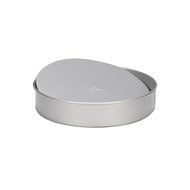 Patisse Silver-Top Sponge Pan with Nonstick Loose Base, 7&quot;, Silver Grey N2