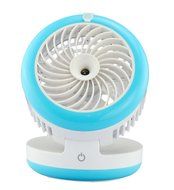 BearsFire&reg; USB Mini Cooling Misting Fan Portable Water Spray Fan Rechargeable Humidifier Personal Fan Desktop... N14
