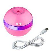 Enjoydeal Mini USB Ultrasonic Humidifier Diffuser Moist Air Purifier Mist Maker Pink N2