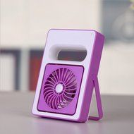 LOHOME&reg; Mini Mute Fan, Adjustable Outdoor Protable Hand-hold USB Rechargeable Creative Student Desk Small Fan... N11