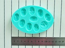 WilsonBaking Love Collection - Retro Locket Necklace Style Mold Decorations Silicone Mold Silicone Fondant Lace... N4