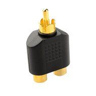 Cable Matters 5-Pack, Gold Plated 3-RCA Coupler N17