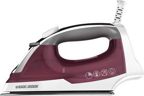 Black &amp; Decker IR14V Quick Press Iron, Burgundy/White N3
