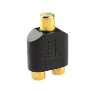 Cable Matters 5-Pack, Gold Plated 3-RCA Coupler N28