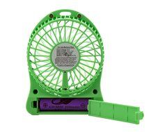 Happy-top&reg; 4-inch Vanes 3 Speeds Mini Hand Held Portable USB Fan with 18650 Rechargeable Battery and USB Cable... N17