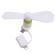 DShop Portable Micro USB and 8 Pin Lightning Mini Phone Fan Dock Handy Cooler Cooling Flexible Personal Mini Fan... N19