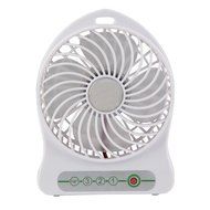 AnKooK Portable Mini fan Rechargeable Desktop Fan 4-inch Vanes 3 Speeds Battery/ USB Powered Household Summer... N3