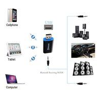 YETOR USB Bluetooth Wireless Audio Music Receiver Adapter 3.5mm Stereo Output for Headphones Portable Speakers... N4