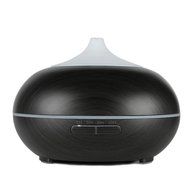 300ml Aroma Essential Oil Diffuser, Bamboo Line Texture Style, Ultrasonic Cool Mist Humidifier -7 Changing Color... N4