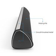 KZY TWS(True Wireless Stereo) Mini Soundbar with 3 Sound Effects, 66-Foot Bluetooth Range &amp; Touch Keys Blutooth... N2