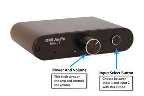 Orb Audio Mini T &amp; Speaker Package, Third Generation Speaker , in Hand Antiqued Bronze N16