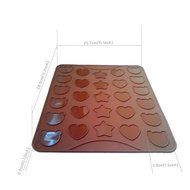 Bear Star Heart Silicone Mat Macarons 27 Holes Jelly Fondant Cake Chocolate Mold Bakeware Silicone Tool Baking... N3