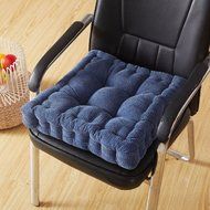 Spritech(TM) Soft Seat Cushion for Winter Chair Car Seat Plane or Wheelchair Dark Blue 17.6&quot; * 17.6&quot; N2