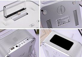 IRISTIME Wireless Bluetooth Speaker FM Radio Alarm Clock Loud Speaker with All iPod /iPhone Charging Dock Station...
