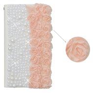 Spritech(TM) PU Leather Bling Phone Case for Samsung Galaxy Grand Prime G530 2015 Edition,Handmade Silver Crystal... N5