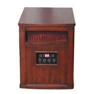 1200-Watt Infrared Quartz Portable Heater With Removable, washable air filter