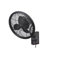 18&quot; 3-Speed Oscillating Natural Iron Metal Specialty Wall Fan