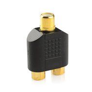 Cable Matters 5-Pack, Gold Plated 3-RCA Coupler N35
