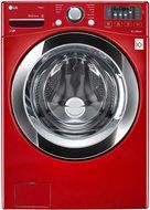 LG WM3670HRA 4.5 Cu. Ft. Wild Cherry Red With Steam Cycle Front Load Washer - Energy Star N2