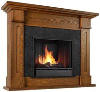 Real Flame Kipling Ventless Gel Fuel Fireplace White N7