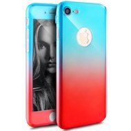 iPhone 6S Case,iPhone 6 Case,ikasus [Tempered Glass Protector] Luxury Gradient Color Ultra-thin Shockproof Armor... N8