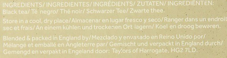 Taylors of Harrogate, Yorkshire Gold, 160-Count, Black Tea Bags N25