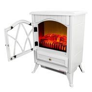 White Free Standing Portable Electric Fireplace Heater TOP SELLING ITEM N3