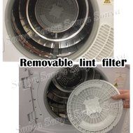 Sonya Portable Compact Small Laundry Dryer Apartment Size 110vstainless Steel Drum Transparent Lid 8.8lbs Capacity...