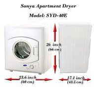Sonya Portable Compact Small Laundry Dryer Apartment Size 110vstainless Steel Drum Transparent Lid 8.8lbs Capacity... N2