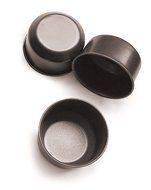 Paderno World Cuisine Non-Stick Souffle Mold, 3-1/8-Inch, Brown, Set of 4