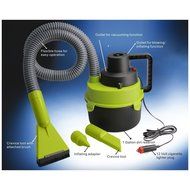 12 Volt Portable Wet and Dry Car Vacuum Cleaner with Multi-Attachments to get any Spots and Corner of your Car N3