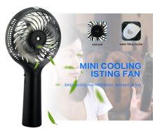 Welltop Handheld USB Mini Misting Cooling Fan Humidifier Color Fan Water Spray Fan Rechargeable Portable Mist... N8